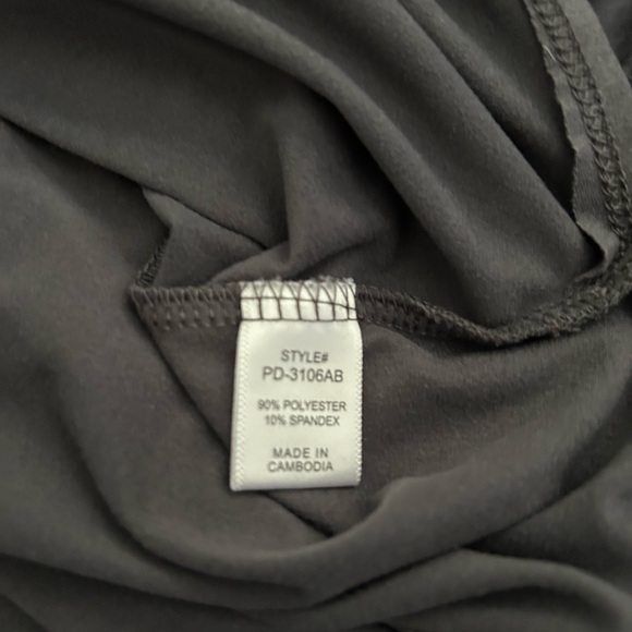 Super Soft Relaxed Fit Tank-Tunic Maxi Dress Dark Grey Solid Size‎ Large - Picture 6 of 8